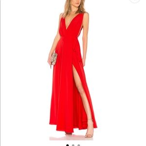 NEVER WORN red maxi dress